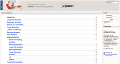 Desktop Screenshot of moodle.xpand.eu